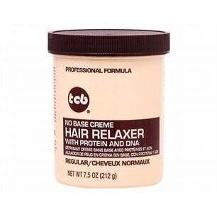 TCB No Base Creme Hair Relaxer Regular 7.5 oz